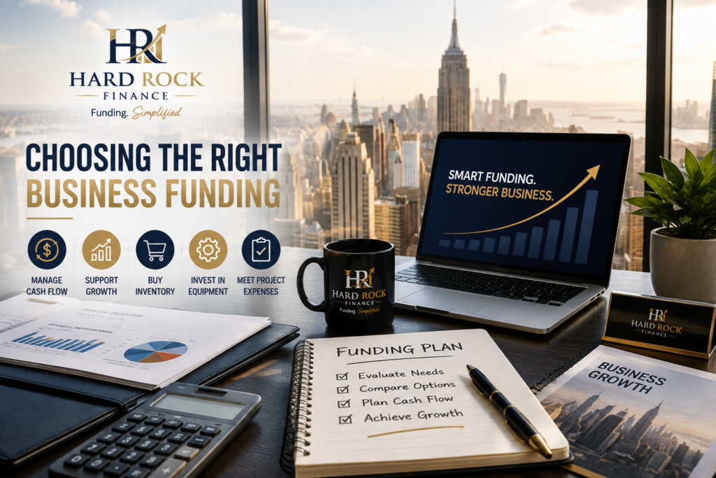 Business funding in New York with smart capital planning, cash flow management, and growth solutions by Hard Rock Financial Group. This is optimized around your primary keyword "Business Funding in New York" while remaining natural for SEO and accessibility.
